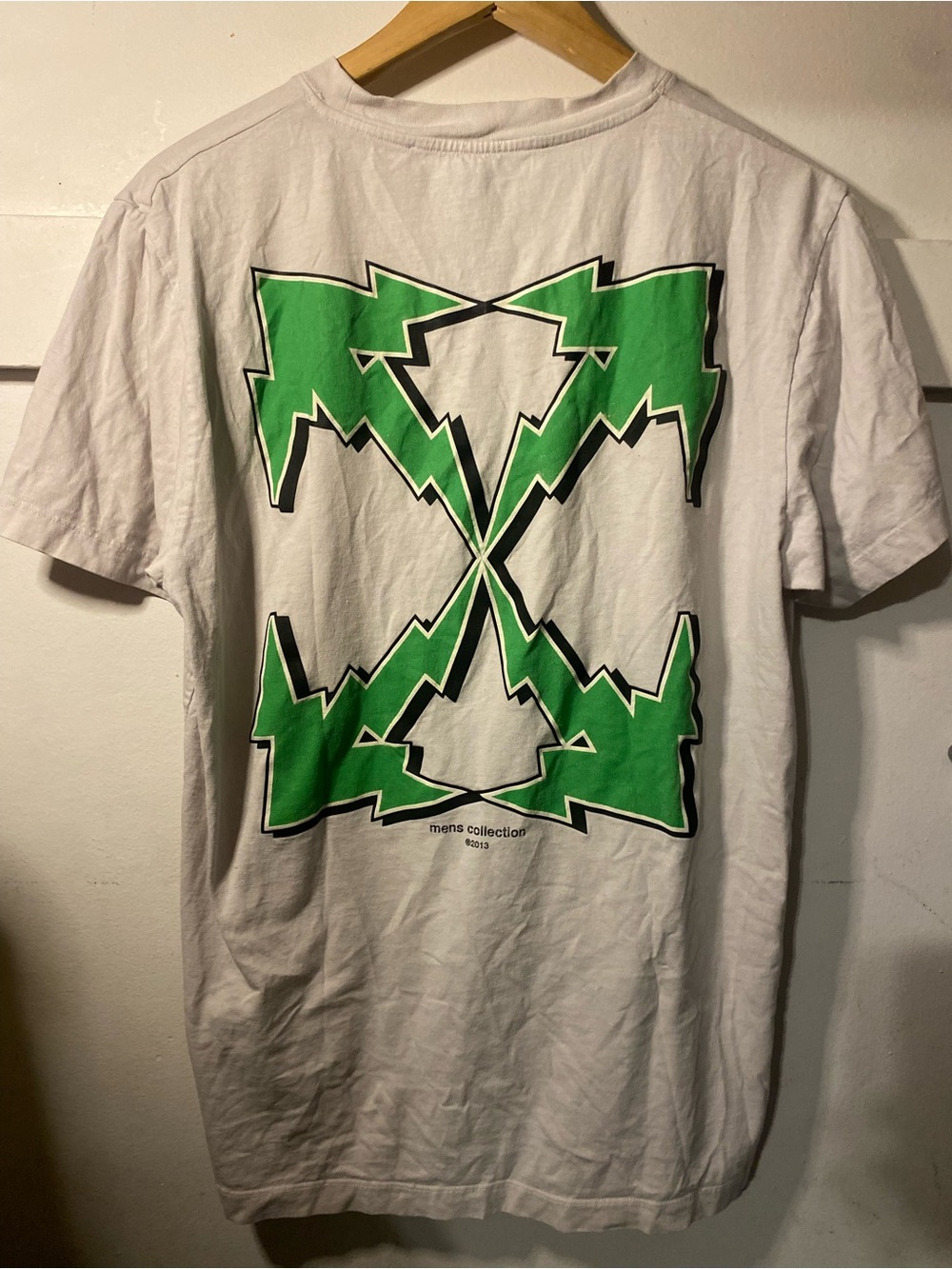 Off-White Green Lightning X Tee 2013 Mens Collection